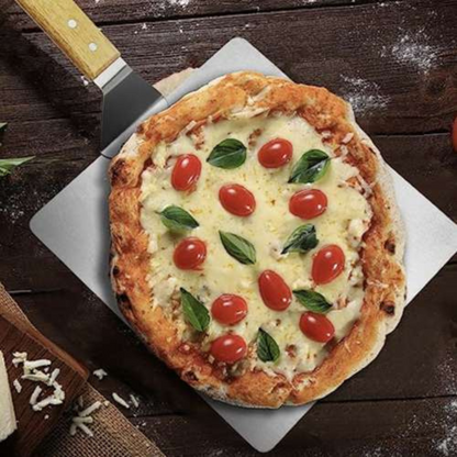 Pizzaschep - Pizza Draaischep - Pizza Spatel - Pizza BBQ - Inclusief Siliconen Ovenwant