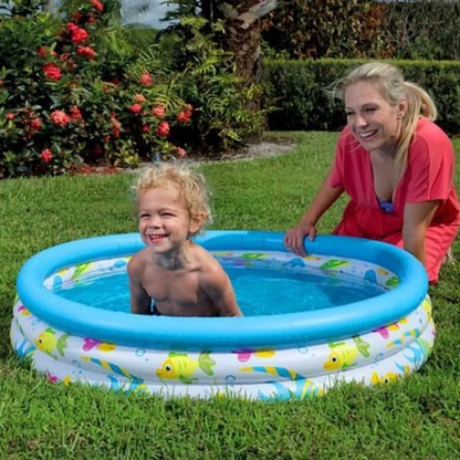 Bestway - Opblaasbaar Zwembad voor Kinderen - Eenvoudig opblazen - Inclusief reparatiepatch - PVC